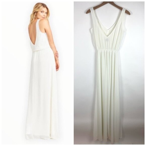 Show Me Your Mumu | Kendall Maxi Dress | no slit‎ | Wedding Cake - Picture 2 of 7